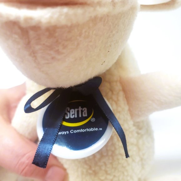 Serta Counting Sheep 8” Plush 85 Years of Comfort Advertising Stuffed 2000 - Picture 7 of 9